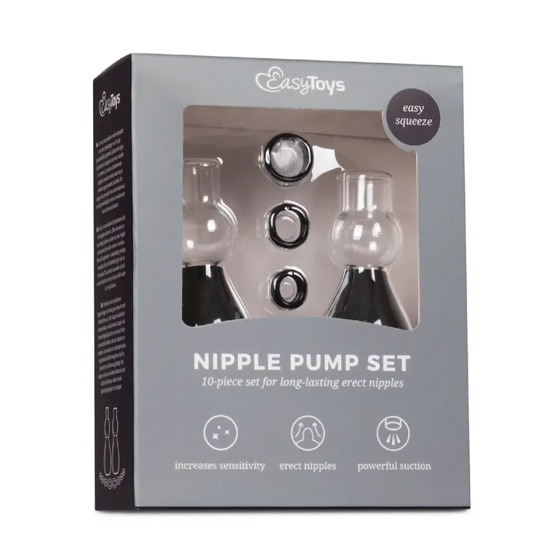 Nipple Sucker Black 2 Pc Set By Fetish Collection. 1