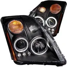 Nissan Sentra Faros Fondo Negro Ojo De Angel 2007 - 2009 1