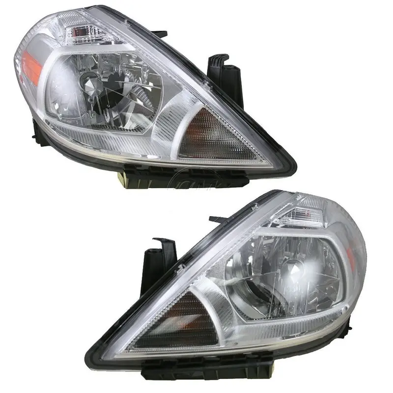 Nissan Versa Faros Fondo Cromado 2007 - 2012 1