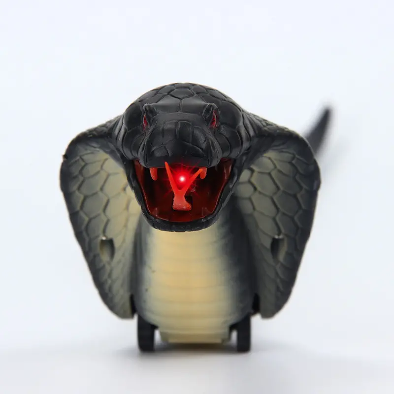 Novelty 1Pcs Rc Snaketerrifying Toy Plastic Infrared Funny Remote Control Snake Rattlesnake Mischief Christmas Gift Furniture 1