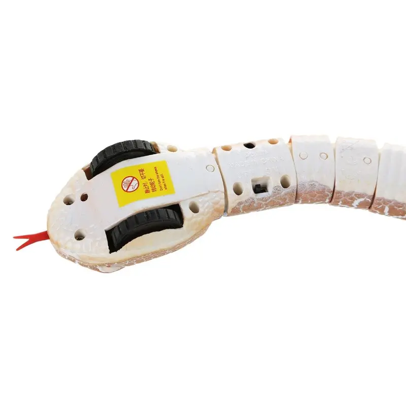Novelty 1Pcs Rc Snaketerrifying Toy Plastic Infrared Funny Remote Control Snake Rattlesnake Mischief Christmas Gift Furniture 4
