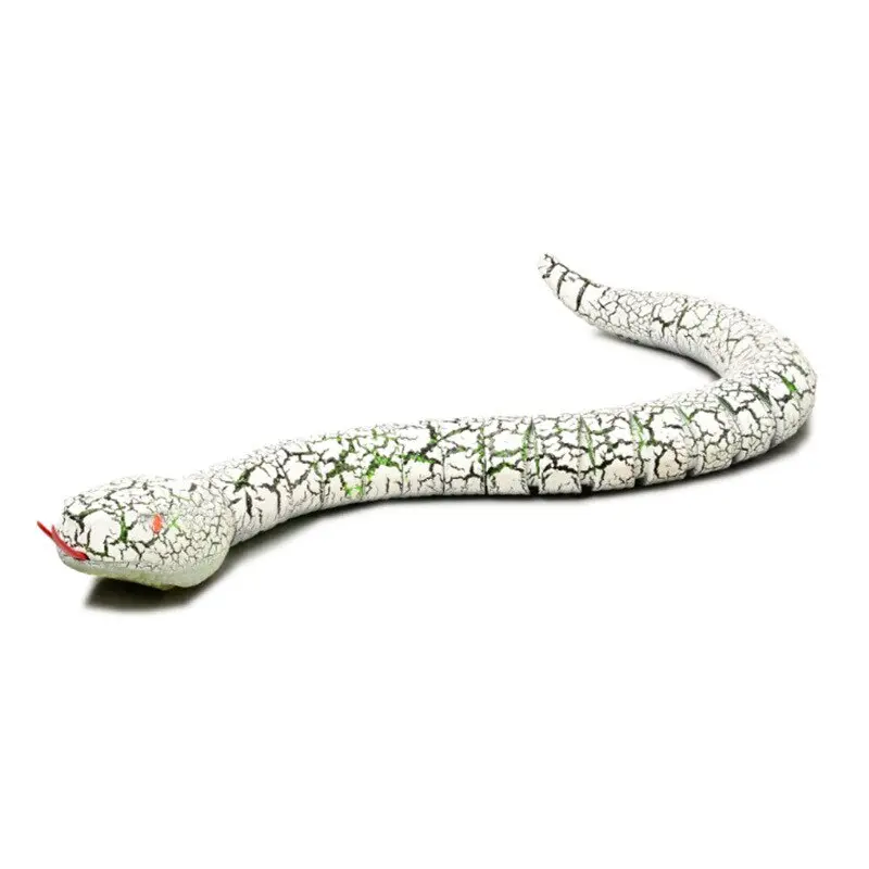 Novelty 1Pcs Rc Snaketerrifying Toy Plastic Infrared Funny Remote Control Snake Rattlesnake Mischief Christmas Gift Furniture 8
