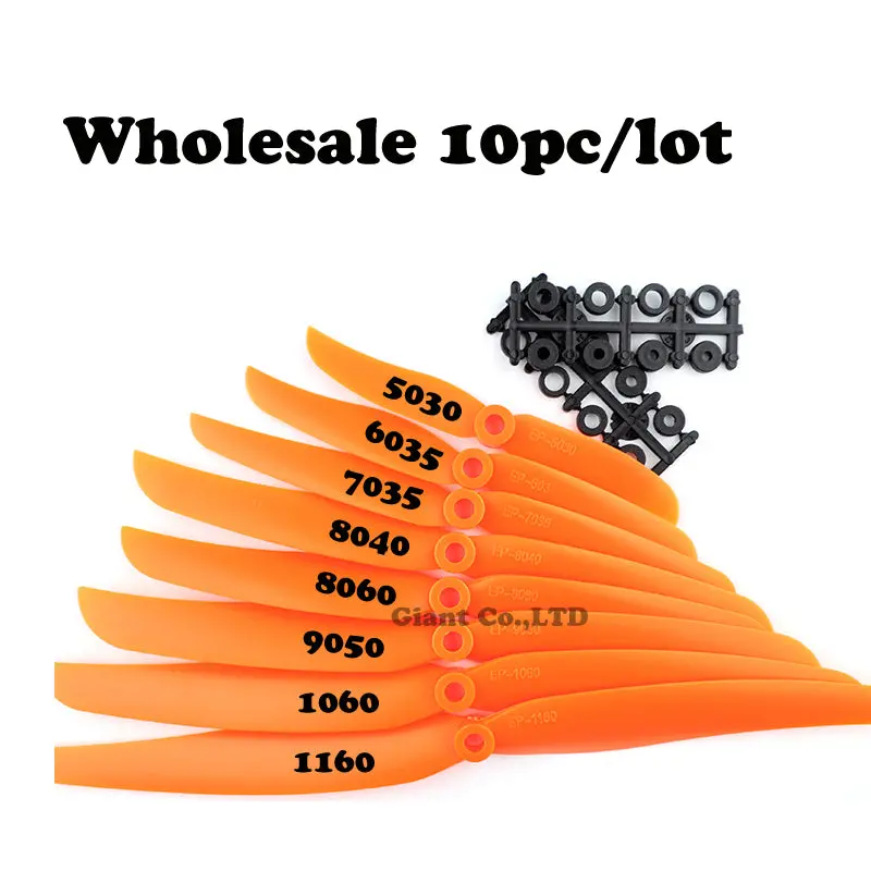 Nzace 10Pc/Lot Gws Screw Propeller Prop 5Pk Dd Flyer 10X6 C Bs1v Ep1160 1060 9050 8060 8040 7035 6035 5030 Free Shipping 1