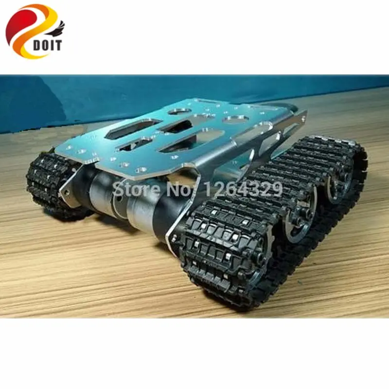 Official Doit Tank Car Chassis Crawler For Diy / Full Metal Structure,Wheel Gear/ Toy Robot 1