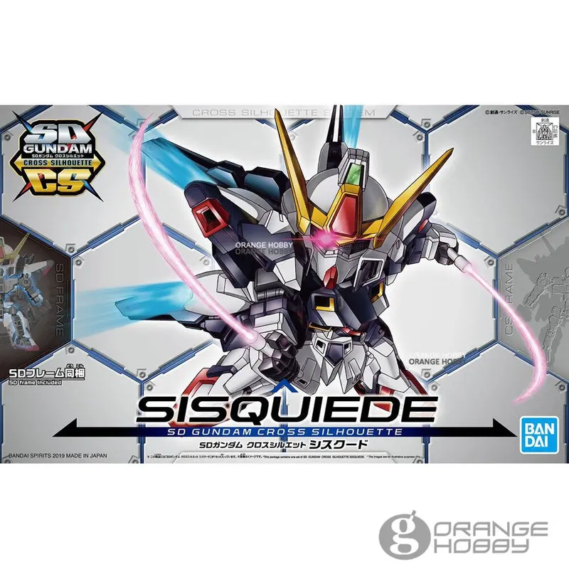 Ohs Bandai Sd Cs Q Ver. Gundam Silhouette Sisquiede Gundam Sd Frame Included Mobile Suit Assembly Model Kits 1