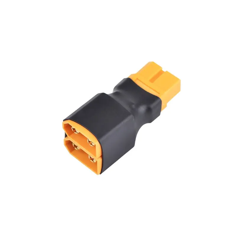 One Male Xt60 Plug To Two Female Xt60 Plug Connector For Rc Model Drone Adapter Wirings Spare Parts 1