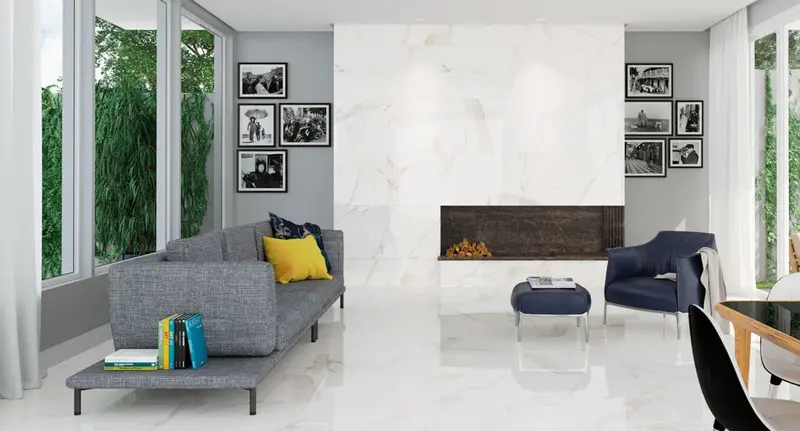 Opera Wh Pol Porcelain Wall And Floor Tile 60"X120" 1