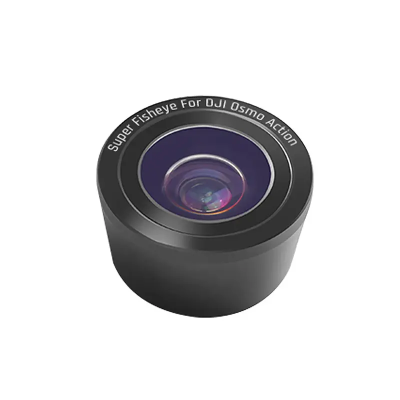 Optical Glass Coating 180 Degree Wide Angle Super Fisheye Lens For Dji Osmo Action Camera 1