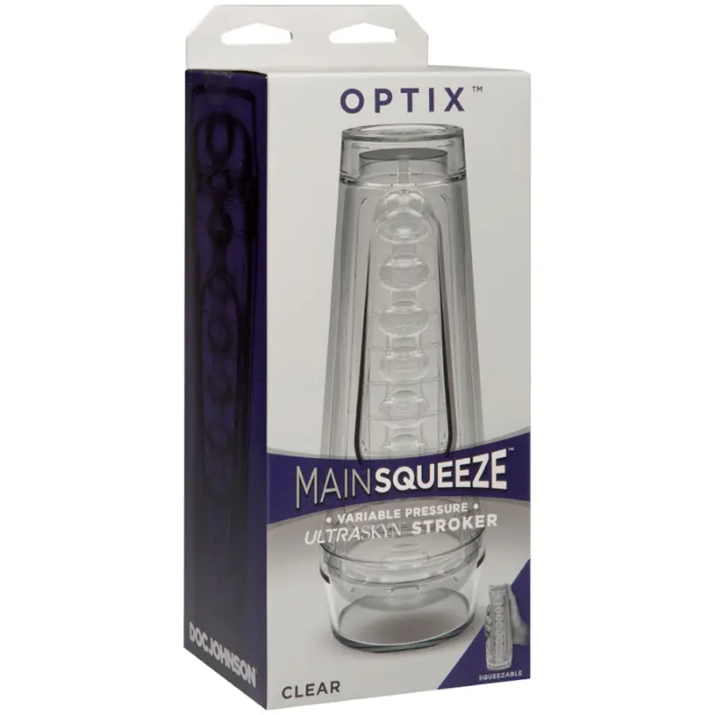 Optix Crystal Masturbator Clear By Doc Johnson. 1