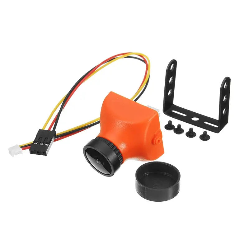 Orange 1200Tvl Cmos 2.5Mm/2.8Mm 130/120 Degree 16:9 Mini Fpv Camera Pal Ntsc 5V-12V For Rc Racing Drone 1