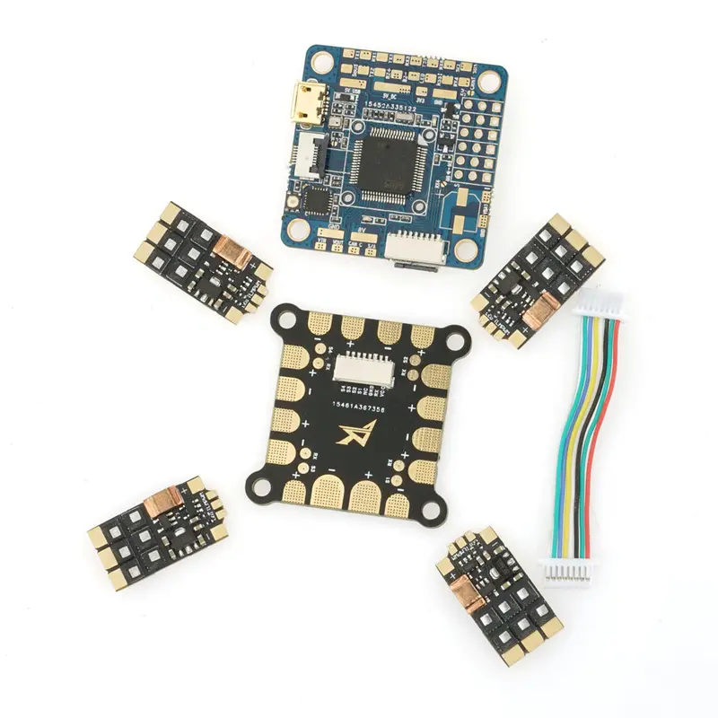 Original Airbot Omnibus F4 V6 Flight Controller Furling32 Mini 45A Blheli_32 Brushless Esc With Pdb For Rc Drone Fpv Racing 1