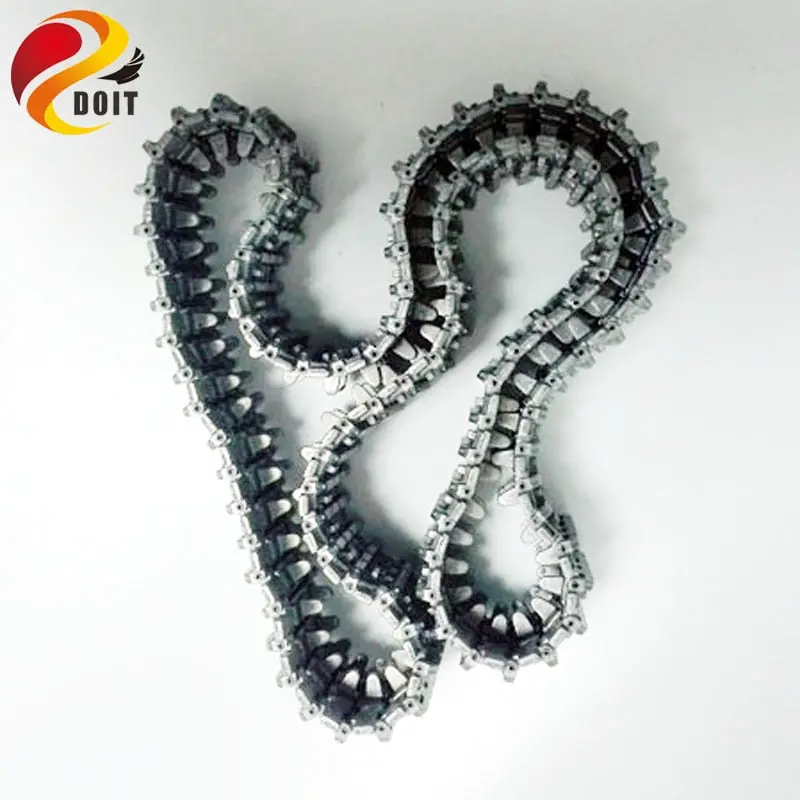 Original Doit 1Pcs 78Cm Metal Caterpillar Track Chain For Robot Tank Car Chassis Obstacle-Surmounting Diy Rc Toy Experiment Toy 2