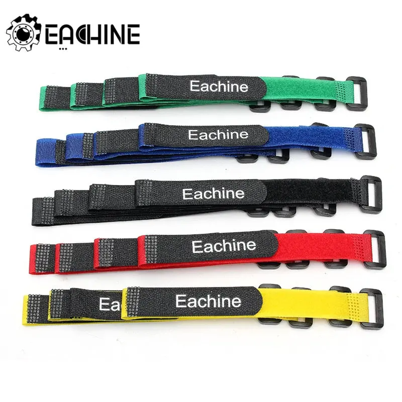 Original Eachine 10Pcs 26*2Cm Strong Lipo Battery Tie Cable Tie Down Strap Colors For Rc Helicopter Quadcopter Model 1
