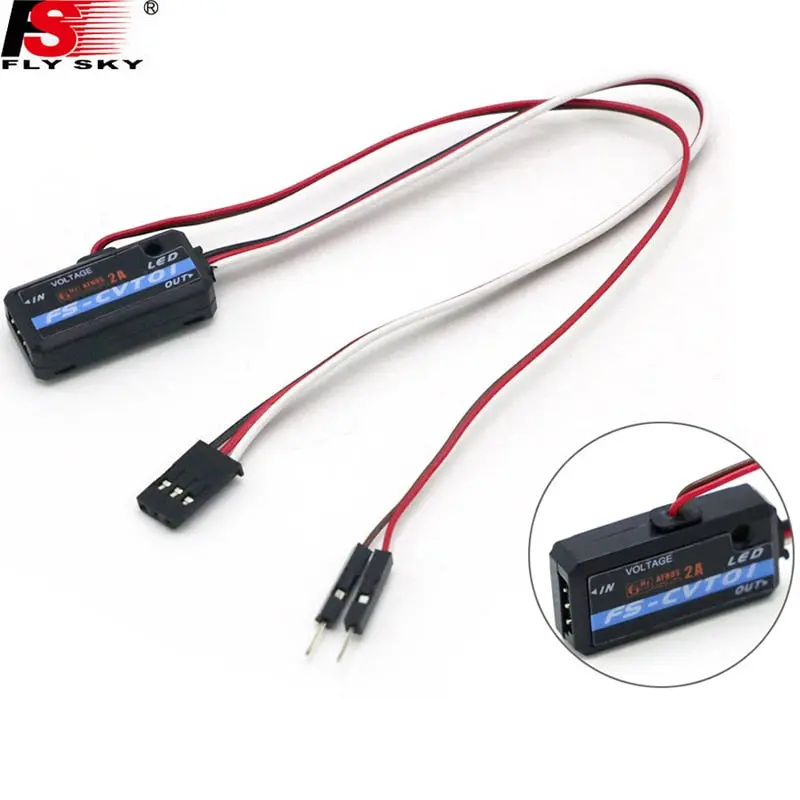 Original Flysky Fs-Cvt01 Voltage Collection Module For Fsi6 Fsi10 Ia6b Ia10 Receiver Rc Parts 1