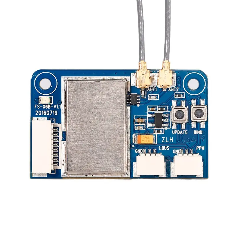 Original Flysky Fs-X6b Fs X6b 2.4G Ppm I-Bus 6Ch Receiver For Rc Quadcopter Fs-I6x Fs-I4 Fs-I6 Fs-I6s Transmitter 2