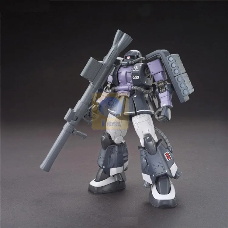 Original Gundam Hg 1/144 Model Ms-06R-1A Zaku 2 High Mobility Type Zeon Char Aznable Mobile Suit Kids Toys 1