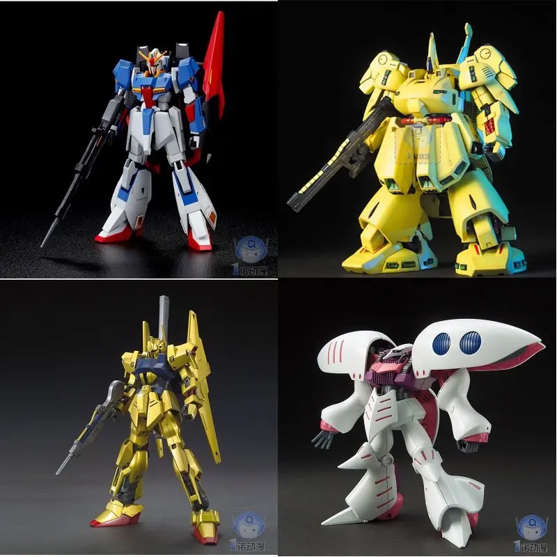 Original Gundam Hg 1/144 Model Msz-006 Zeta Gundam The-O Hyaku-Shiki Qubeley Mobile Suit Kids Toys 1