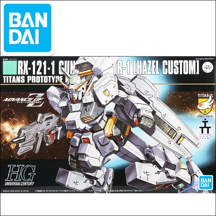 Original Gundam Hg 1/144 Model Rx-121-1 Hazel Custom Tr-1 Mobile Suit Kids Toys 1