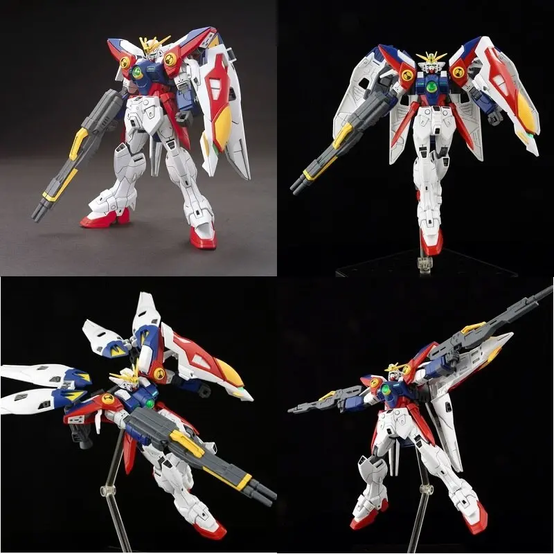 Original Gundam Hg 1/144 Model Xxxg-00W0 Wing Gundam Zero Mobile Suit Kids Toys 1