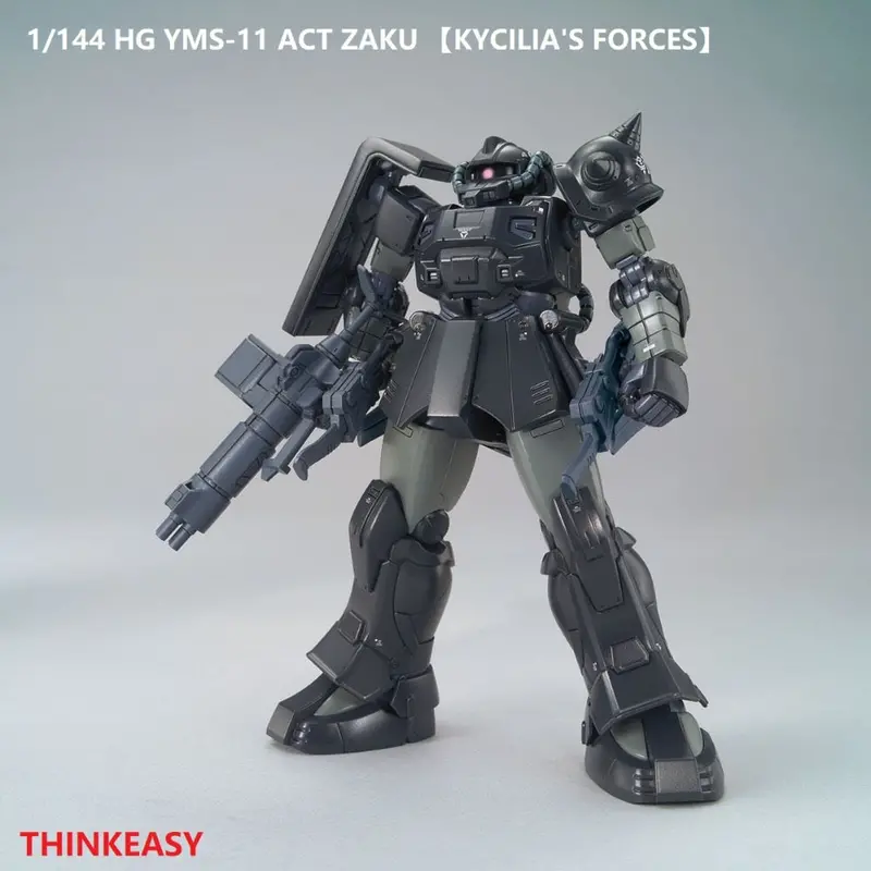 Original Gundam Hg 1/144 Model Yms-11 Act Zaku Principality Of Zeon Char Aznable Mobile Suit The Origin Gto Kids Toys 1