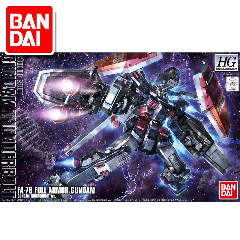 Original Gundam Model Hg 1/144 Gundam Armor Fa-78 Ready Player One Unchained Mobile Suit Kids Toys 1