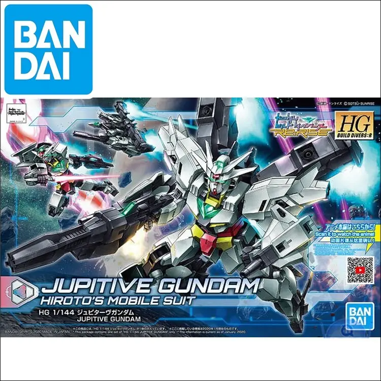 Original Gundam Model Hg 1/144 Jupitive Gundam Hiroto's Mobile Suit Kids Toys 1