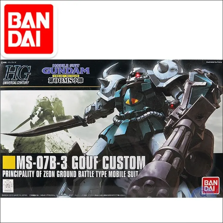 Original Gundam Model Ms-07B-3 Gouf Custom Mobile Suit The Origin Gto Kids Toys With Holder 1
