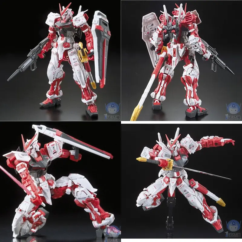 Original Gundam Model Rg 1/144 Astray Red Frame Justice Freedom 00 Destiny Armor Unchained Mobile Suit Kids Toys 1