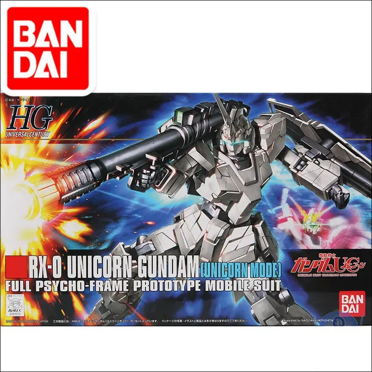 Original Gundam Model Rx-0 Full Unicorn Gundam 01 Unicorn Mode Freedom Destroy Armor Unchained Mobile Suit Kids Toys With Holder 1