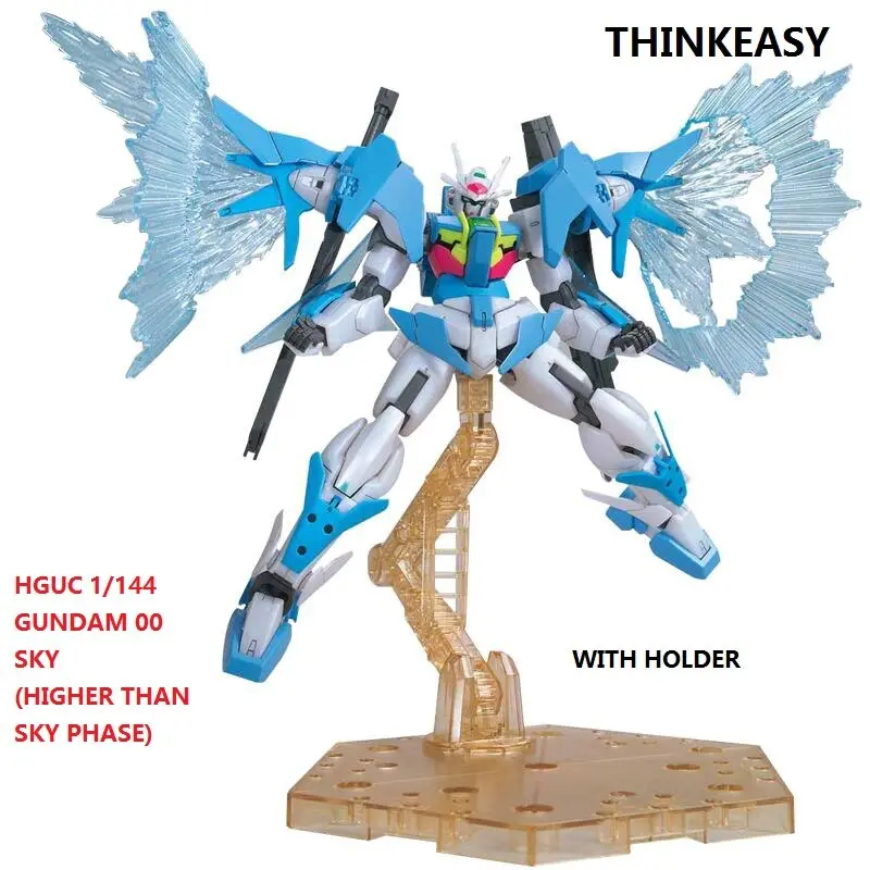 Original Hg 1/144 Gundam Model 00 Sky Higher Than Sky Phase Riku's Mobile Suit Unchained Mobile Suit Kids Toys With Holder 1