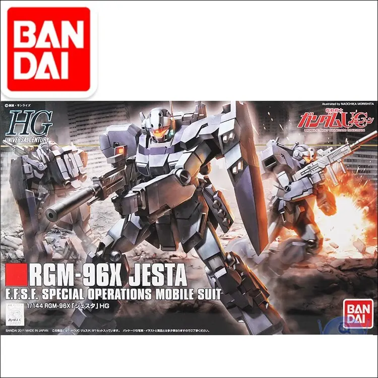 Original Hg 1/144 Gundam Model Rgm-96X Jesta Gundam Japanese Model Robot Mobile Suit Kids Toys 1