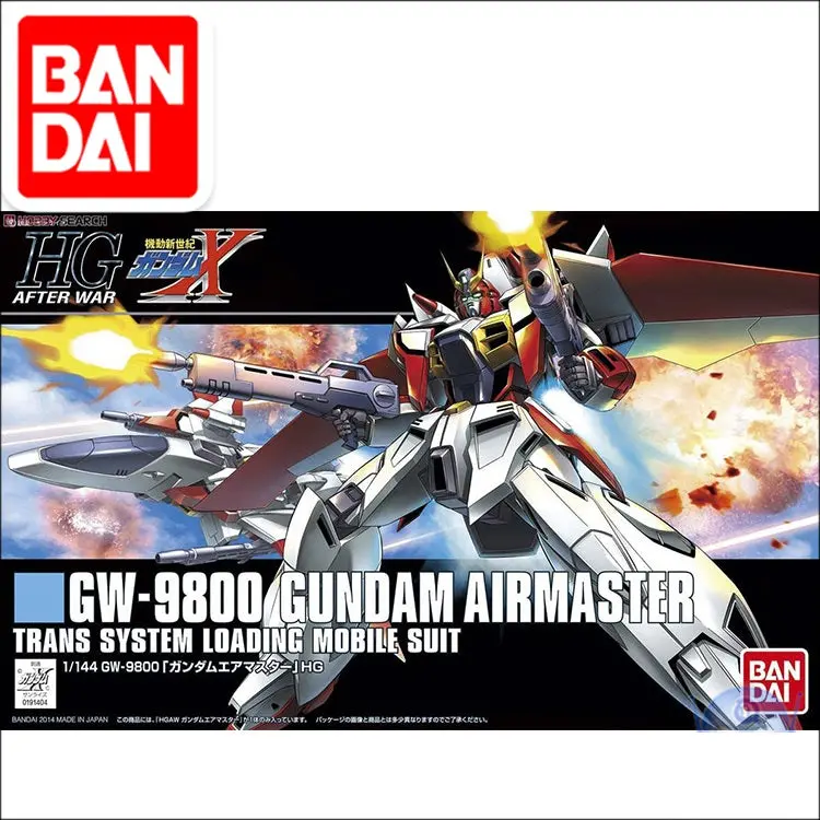 Original Japaness Gundam Hg 1/144 Model Gw-9800 Gundam Airmaster Mobile Suit Kids Toys 1