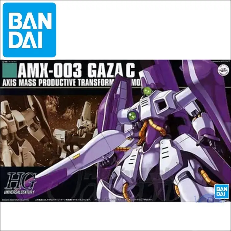Original Japaness Gundam Model Hg 1/144 Amx-003 Gaza C Custom Mobile Suit Kids Toys 1