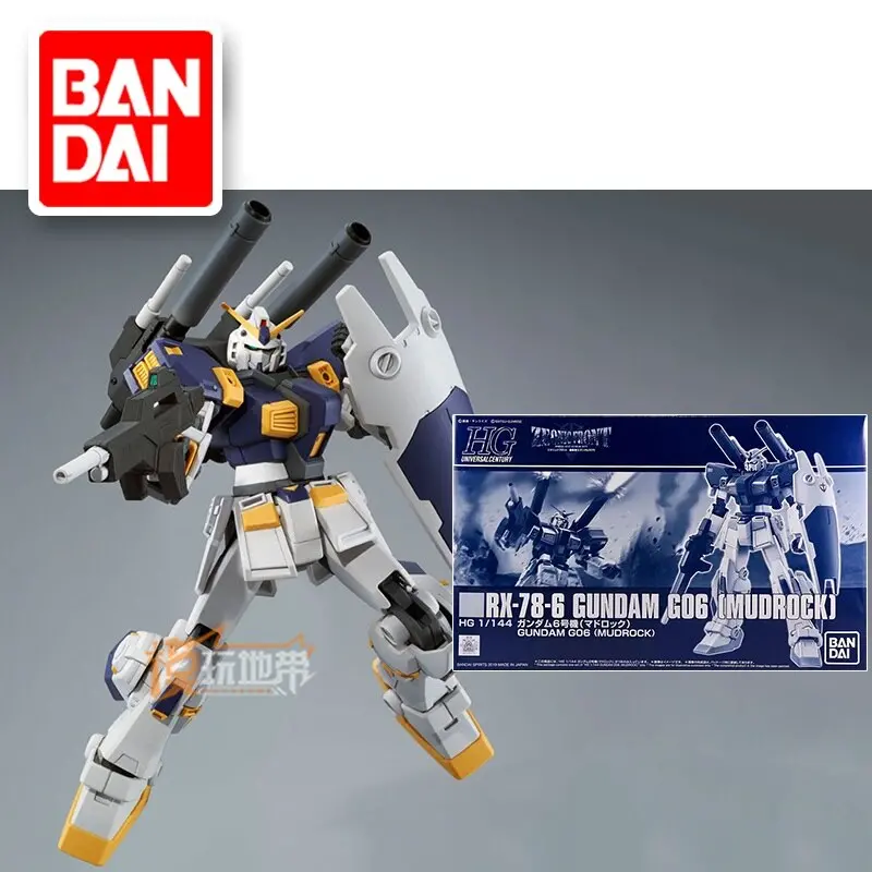 Original Japaness Gundam Model Hg 1/144 Gundam G06 Rx-78-6 Mudrock Mobile Suit Kids Toys 1
