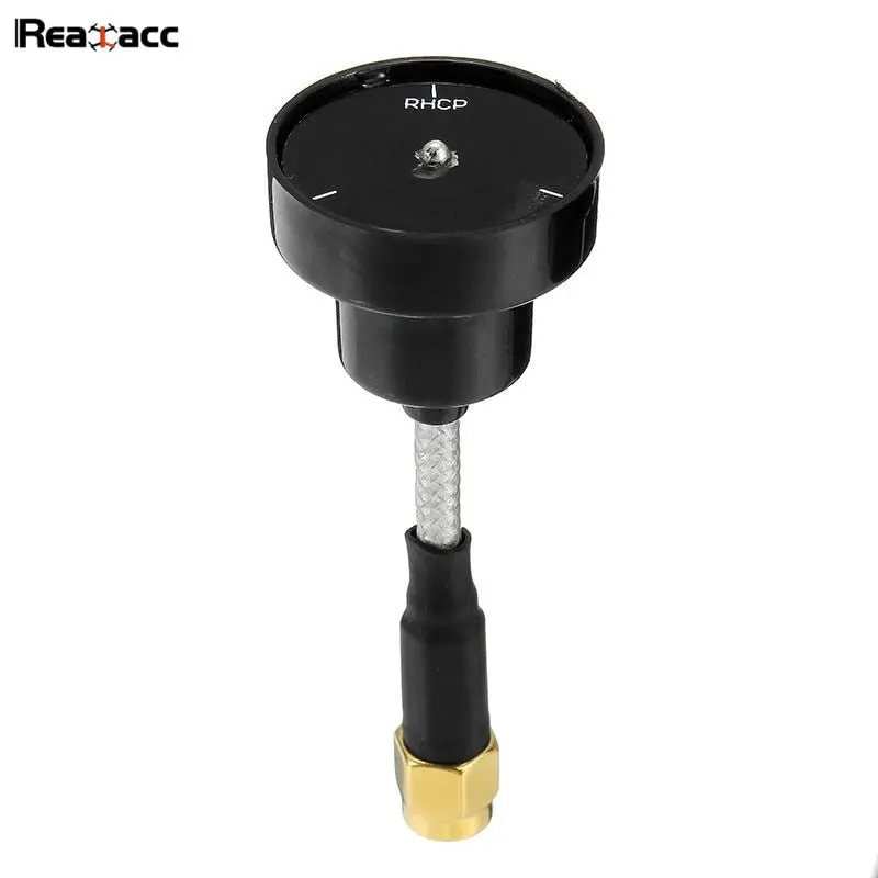 Original Realacc Pagoda Antenna 6.5Cm 65Mm 5.8G 5Dbi Panel Plate Omni-Directional Fpv Antenna For Rc Quadcopter Goggles Black 1