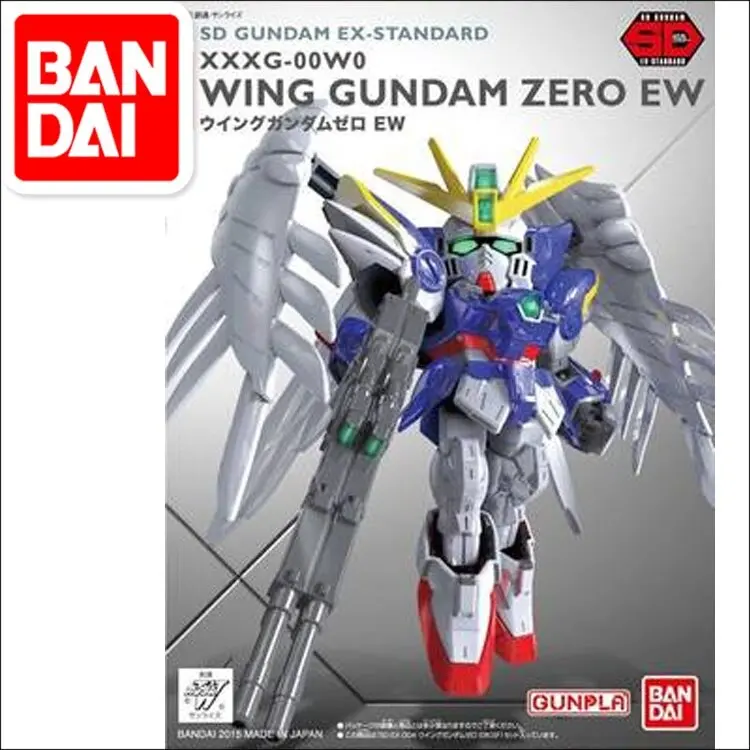 Original Sd Gundam Model Cute Gundam W Wing Zero Ew Mobile Suit Kids Toy 1
