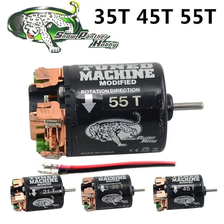 Original Snow Panther Hobby Rc 540 35T 45T 55T High Torque Waterproof Brushed Motor For Crawler Scale Axial Scx10 Rc4wd D90 Trx4 1