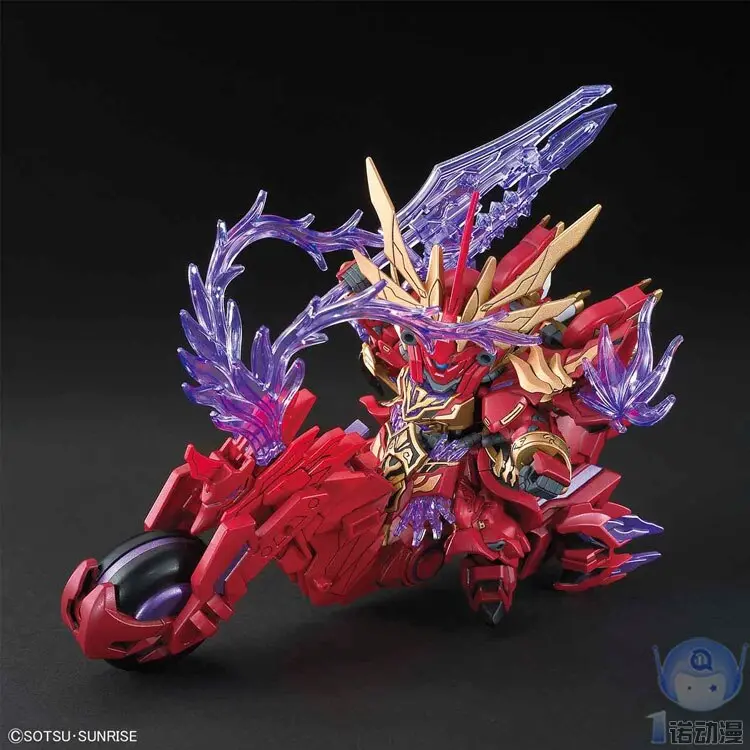 Original Three Kingdoms Action Toy Figures Mobile Suit Gundam Sd/Bb Lyu Bu Sinanju & Chituma Puzzle Anime Figure 1