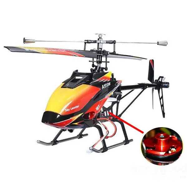 Original Wltoys V913 Brushless Version 2.4G 4Ch Rc Helicopter Bnf 1