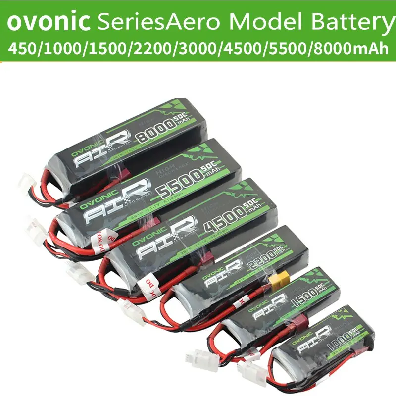 Ovonic Aviation Model 2S 3S 4S 6S Battery 1500 2200 4500 5500 8000 Mah Lithium Battery 1