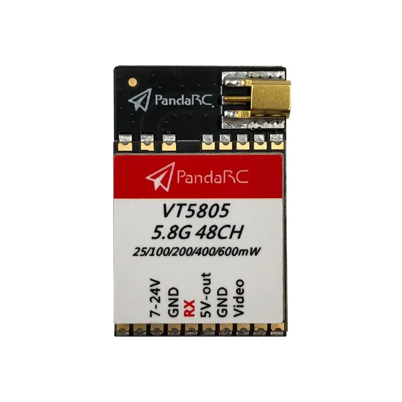 Pandarc Vt5801 V2 Vt5805 Vt5804 Fpv Video Transmitter 5.8G 48Ch 25/100/200/400/600Mw Switchable Osd Adjustable Sma Mmcx Vtx 3