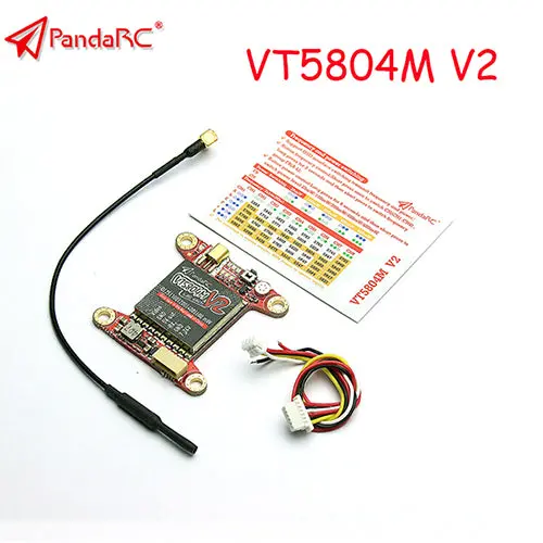 Pandarc Vt5801 V2 Vt5805 Vt5804 Fpv Video Transmitter 5.8G 48Ch 25/100/200/400/600Mw Switchable Osd Adjustable Sma Mmcx Vtx 3