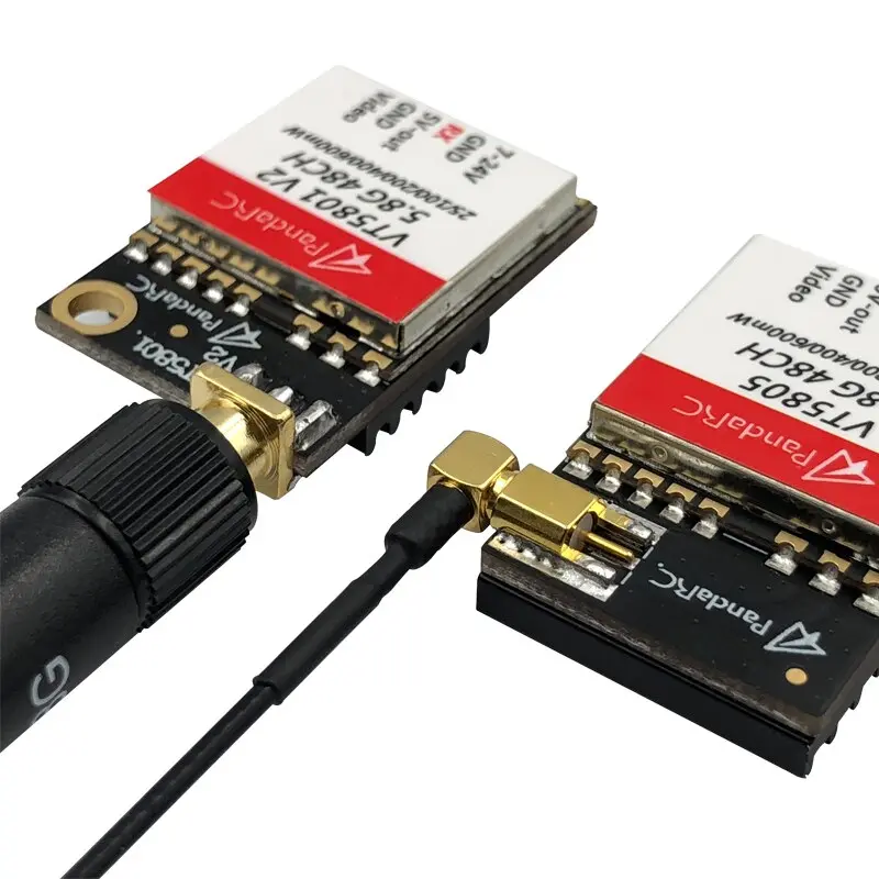 Pandarc Vt5801 V2 Vt5805 Vt5804 Fpv Video Transmitter 5.8G 48Ch 25/100/200/400/600Mw Switchable Osd Adjustable Sma Mmcx Vtx 6