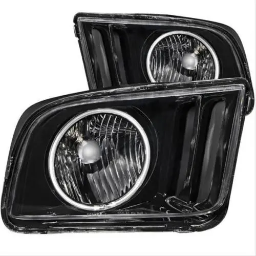 Par De Faros Fondo Negro Ford Mustang 2005 - 2009 1