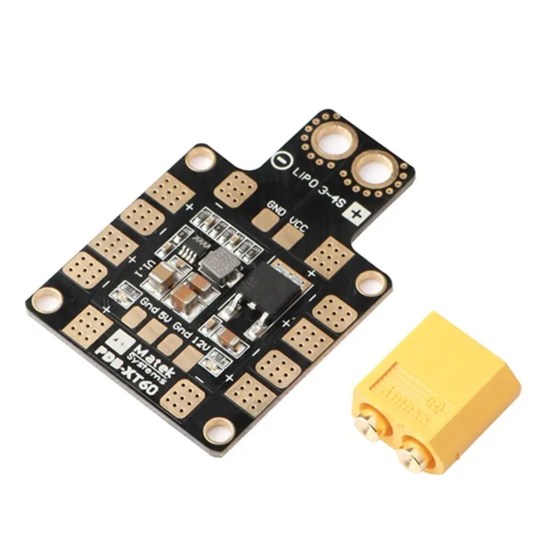 Pdb Xt60 Power Distribution Board Bec 5V 2A 12V 0.5A With Xt60 Plug For Diy Quadcopter Output Support 6 Esc 1