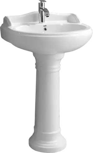 Pedestal Basin Sona #1033 White 1
