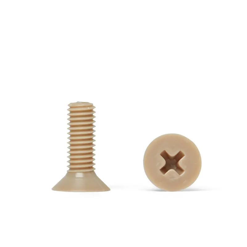 Peek Countersunk Flat Head Screws - Din 965 1
