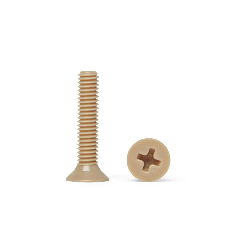 Peek (Gf30) Countersunk Flat Head Screws - Din 965 1