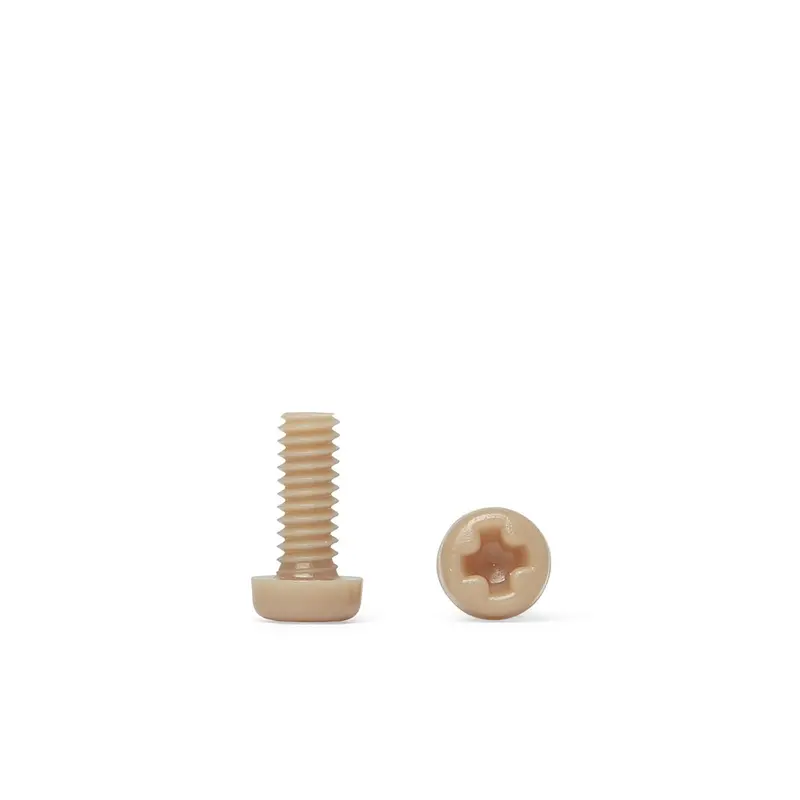 Peek (Gf30) Pan Head Screws - Cross Recessed Phillips - Din 7985 1