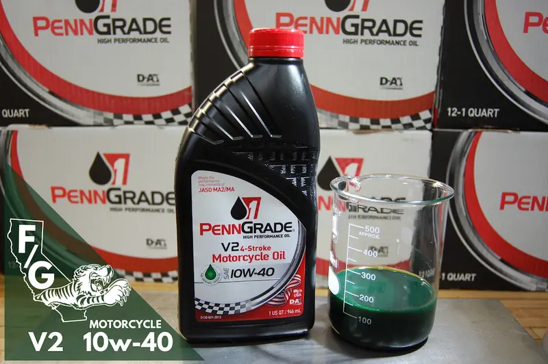 Penngrade 1 V2 Motorcycle High Performance Oil 4